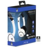 4GAMERS PRO4-40 PS4 STEREO GAMING SLUŠALKE WHITE