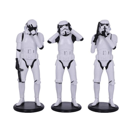NEMESIS NOW Three wise Stormtrooper figurica