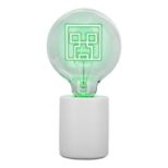 PALADONE Minecraft creeper LED neon bulb namizna svetilka