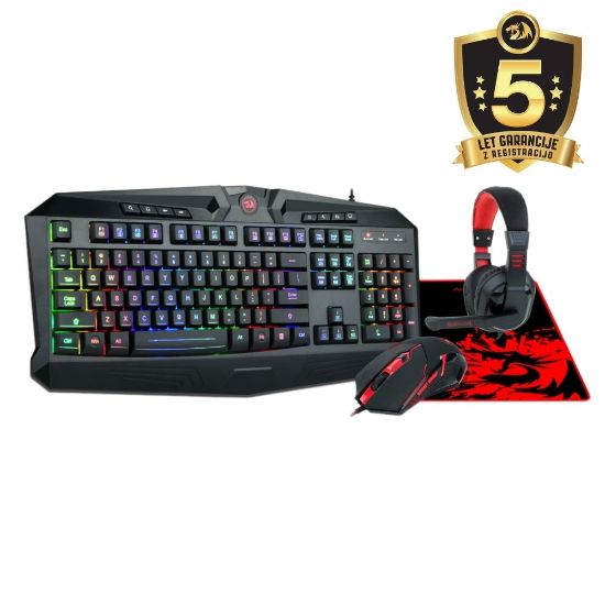 REDRAGON COMBO S101-BA SET (4in1) SLO/CRO