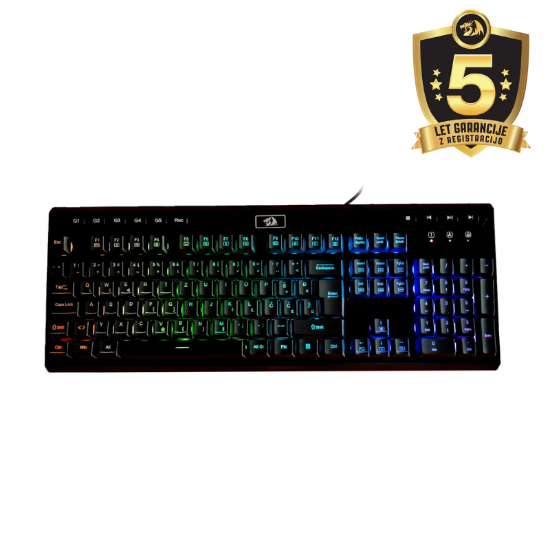 REDRAGON ADITYA K513-RGB ŽIČNA MEMBRANSKA TIPKOVNICA SLO/CRO