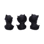 NEMESIS NOW Three wise kitties figurica