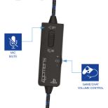 4GAMERS PS4 STEREO GAMING SLUŠALKE PRO4-50S ČRNE