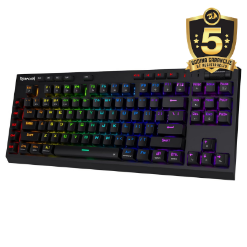 REDRAGON VISHNU PRO K596RGB-PRO WIRED & 2.4G & BT RED SWITCH TIPKOVNICA