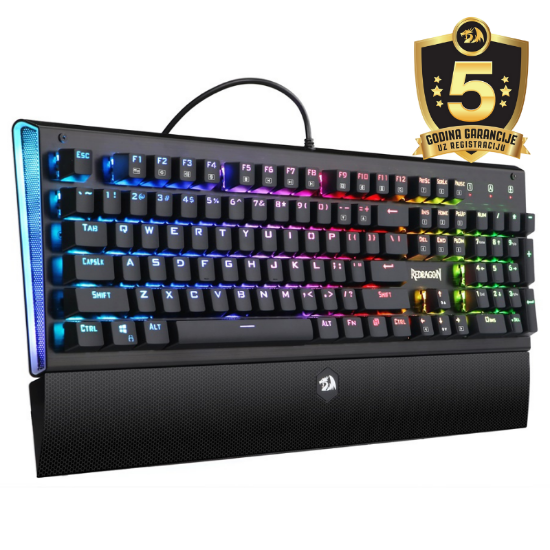 REDRAGON K569 ARYAMAN RGB GAMING MEHANSKA ŽIČNA TIPKOVNICA