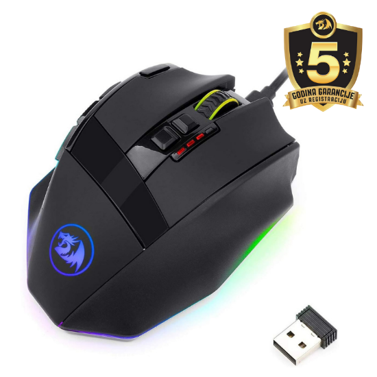 REDRAGON SNIPER PRO M801P RGB ŽIČNA/BREZŽIČNA MIŠKA