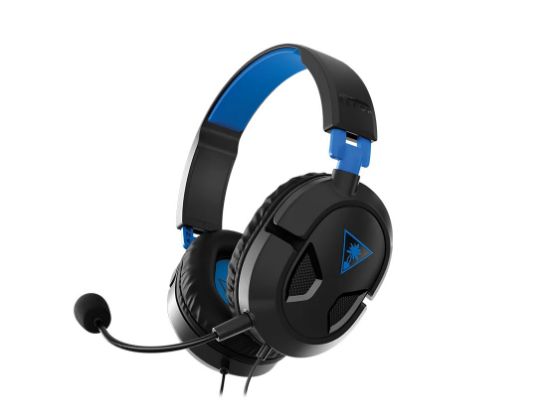 TURTLE BEACH RECON 50 PS4/PS5 SLUŠALKE ČRNO MODRE BARVE