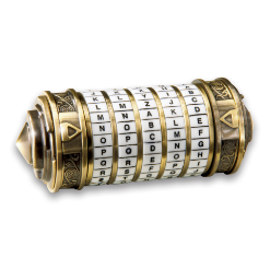 NOBLE COLLECTION Da Vinci Code mini cryptex replika
