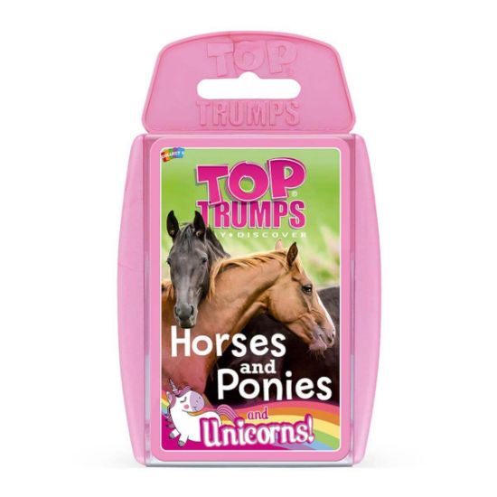 WINNING MOVES HORSES PONIES AND UNICORN TOP TRUMPS namizna igra