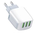 MOYE VOLTAIC USB CHARGER 3 PORTS 5V/3.4A 17W WHITE + USB C CABLE