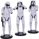 NEMESIS NOW Three wise Stormtrooper figurica