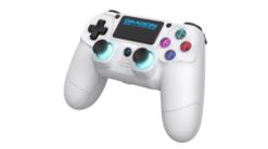 DRAGONWAR DRAGON SHOCK 4 BREZŽIČNI KONTROLER ZA PS4, PC, MOBILNE NAPRAVE - BELE BARVE