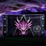 NEMESIS NOW UNZIPPED DRAGON EMBOSSED torbica 18.5CM