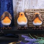 NEMESIS NOW THREE WISE ROBINS figure 8CM