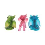 NEMESIS NOW TINY DRAGONS (SET OF 3) figure 6.5CM