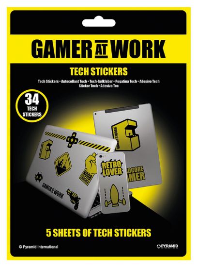GAMER AT WORK TECH NALEPKE PYRAMID
