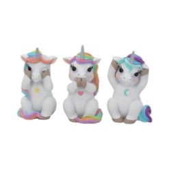 NEMESIS NOW THREE WISE CUTIECORNS figure 9.5CM