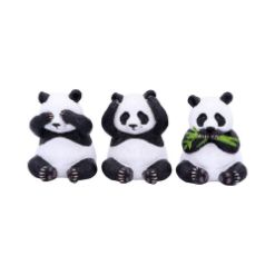 NEMESIS NOW Three wise pandas figurica