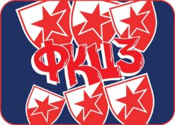 MOYE CRVENA ZVEZDA podloga za miško - M