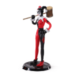 NOBLE COLLECTION Bendyfig DC Suicide Squad (Comic) Harley Quinn Jester figurica