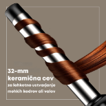 REVAMP EFFORTLESS CURLS - LONG TONG TO-1250 KODRALNIK Z EKSTRA DOLGIM VALJEM