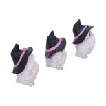 NEMESIS NOW THREE WISE FEATHERED FAMILIARS 9CM set figuric
