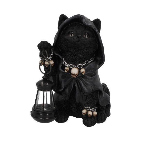 NEMESIS NOW REAPERS FELINE LANTERN 18,5CM figura