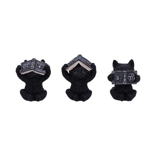 NEMESIS NOW THREE WISE SPELL CATS 8,5CM figure
