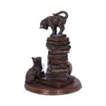 NEMESIS NOW FELINE SCHOLARS 18CM figura