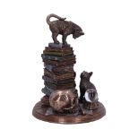 NEMESIS NOW FELINE SCHOLARS 18CM figura
