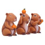 NEMESIS NOW THREE WISE CAPYBARAS figure 10.5CM