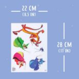 PALADONE Disney Classic character stenske nalepke