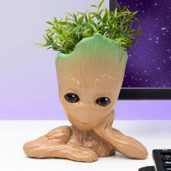 PALADONE Marvel Groot pen and plant pot lonček za pisala ali rože