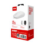 MARVO OFFICE MS003 WH MIŠKA BELE BARVE