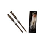 NOBLE COLLECTION Harry Potter Dumbledore wand pisalo in bookmark