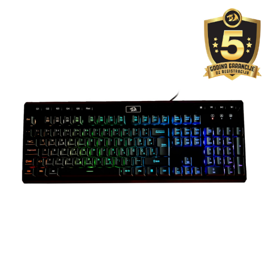REDRAGON ADITYA K513-RGB ŽIČNA MEMBRANSKA TIPKOVNICA SLO/CRO