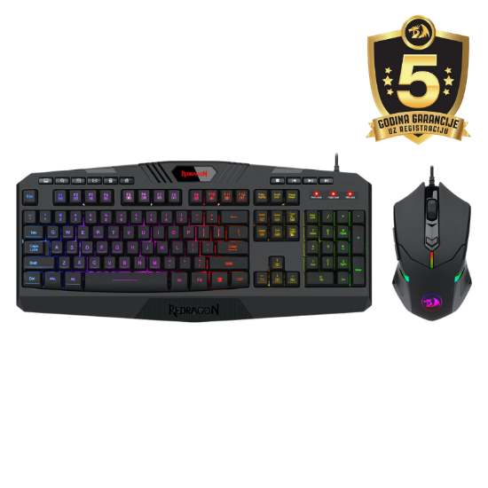 REDRAGON COMBO HARPE K503P RGB & M601 SET (2in1)