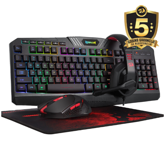 REDRAGON COMBO S101-BA-2 GAMING SET (4in1)