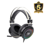 REDRAGON LAMIA 2 H320-RGB SLUŠALKE S STOJALOM, ČRNE