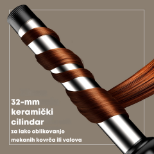 REVAMP EFFORTLESS CURLS - LONG TONG TO-1250 KODRALNIK Z EKSTRA DOLGIM VALJEM