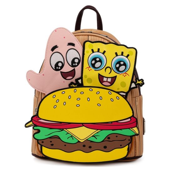 LOUNGEFLY SPONGEBOB CRABBY PATTY GROUP MINI NAHRBTNIK