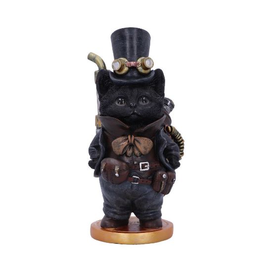 NEMESIS NOW STEAMSMITH'S CAT 19,5CM figura
