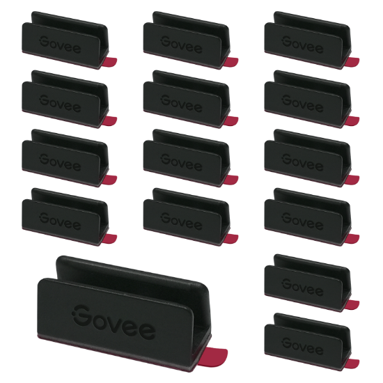 GOVEE Neon Rope Light 2 Bracket Black 20 Pack