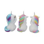 NEMESIS NOW THREE WISE CUTIECORNS figure 9.5CM