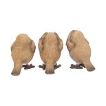 NEMESIS NOW THREE WISE ROBINS figure 8CM
