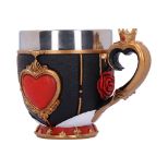 NEMESIS NOW PINKYS UP - QUEEN OF HEARTS 11CM skodelica
