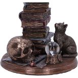 NEMESIS NOW FELINE SCHOLARS 18CM figura
