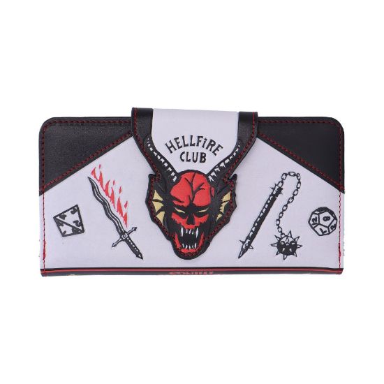 NEMESIS NOW STRANGER THINGS HELLFIRE CLUB EMBOSSED denarnica 18.5CM