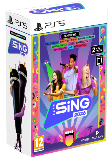 Let's Sing 2026 + 2 Mic Pack (Playstation 5)