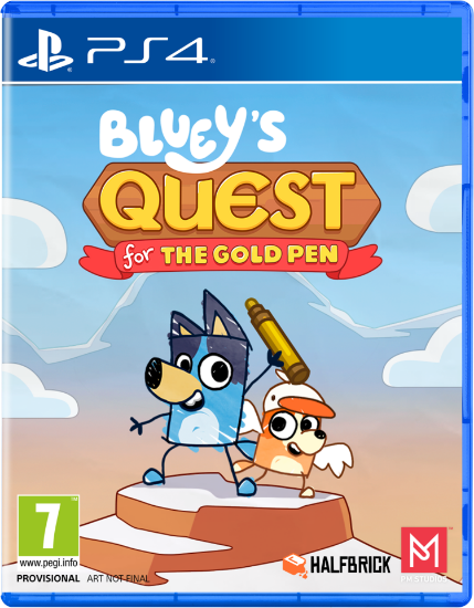 Bluey's Quest For The Gold Pen (Playstation 4)